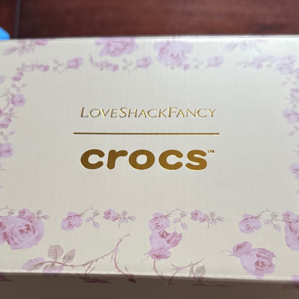 NWT LOVE SHACK FANCY CROCS - Picture 2 of 3
